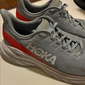 Men Hoka Gray Sneakers